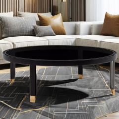 ,MY SHOP,Elegant Round Coffee Table with Marble Top,foshan furniture factory,custom Furniture factory,china furniture factory