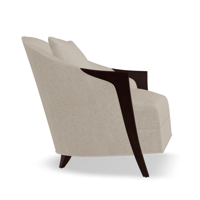 ,MY SHOP,American-Style Wooden Leg Upholstered Lounge Chair,foshan furniture factory,custom Furniture factory,china furniture factory