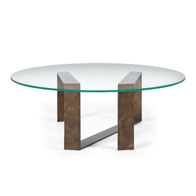 Elegant American Style Round Glass Coffee Table for Modern Living Rooms,EKAR FURNITURE CO.,LTD,Elegant American Style Round Glass Coffee Table for Modern Living Rooms,foshan furniture factory,custom Furniture factory,china furniture factory
