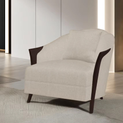 ,MY SHOP,American-Style Wooden Leg Upholstered Lounge Chair,foshan furniture factory,custom Furniture factory,china furniture factory