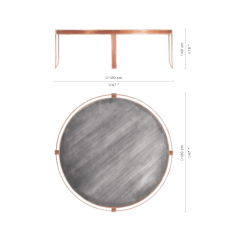 ,MY SHOP,Elegant Round Coffee Table with Marble Top,foshan furniture factory,custom Furniture factory,china furniture factory