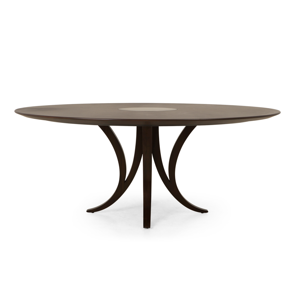 Exquisite Round Solid Wood Dining Table for Classic American Homes,EKAR FURNITURE CO.,LTD,Exquisite Round Solid Wood Dining Table for Classic American Homes,foshan furniture factory,custom Furniture factory,china furniture factory