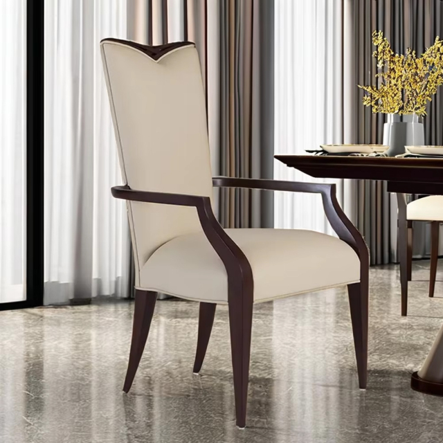 ,MY SHOP,Classic Solid Wood Dining Chair with Soft Upholstered Seat,foshan furniture factory,custom Furniture factory,china furniture factory