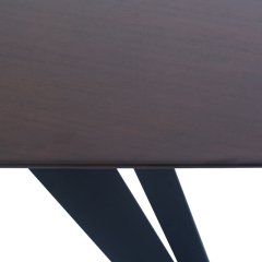 ,MY SHOP,Elegant Solid Wood Rectangular Dining Table with Stylish Lines,foshan furniture factory,custom Furniture factory,china furniture factory