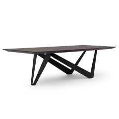 ,MY SHOP,Elegant Solid Wood Rectangular Dining Table with Stylish Lines,foshan furniture factory,custom Furniture factory,china furniture factory