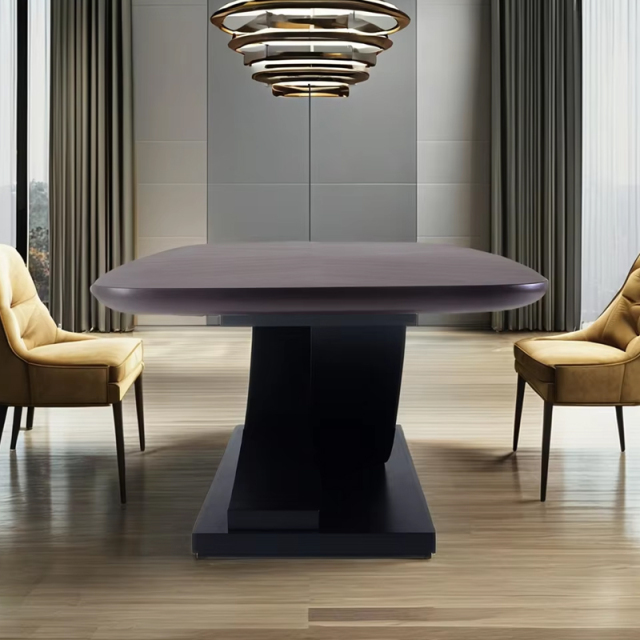 ,MY SHOP,Classic Solid Wood Dining Table for Elegant American Homes,foshan furniture factory,custom Furniture factory,china furniture factory