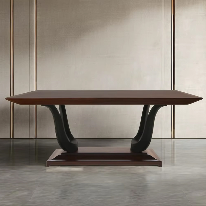 Charming Rectangular Solid Wood Dining Table for Sophisticated Homes,EKAR FURNITURE CO.,LTD,Charming Rectangular Solid Wood Dining Table for Sophisticated Homes,foshan furniture factory,custom Furniture factory,china furniture factory