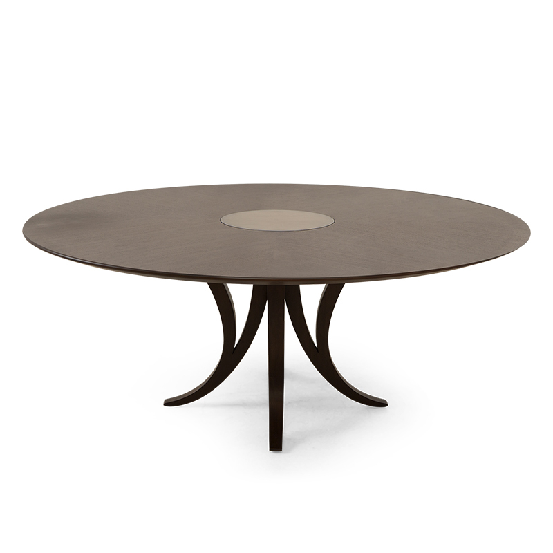 Exquisite Round Solid Wood Dining Table for Classic American Homes,EKAR FURNITURE CO.,LTD,Exquisite Round Solid Wood Dining Table for Classic American Homes,foshan furniture factory,custom Furniture factory,china furniture factory