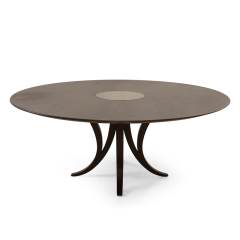 ,MY SHOP,Exquisite Round Solid Wood Dining Table for Classic American Homes,foshan furniture factory,custom Furniture factory,china furniture factory