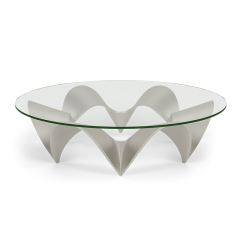 ,MY SHOP,Luxurious Glass Top Round Coffee Table with Modern Elegance,foshan furniture factory,custom Furniture factory,china furniture factory