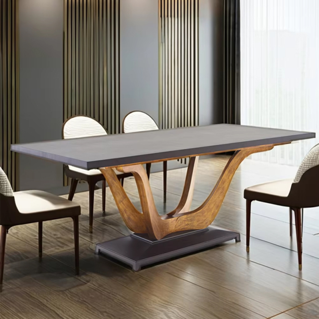 ,MY SHOP,Versatile American Style Solid Wood Dining Table,foshan furniture factory,custom Furniture factory,china furniture factory