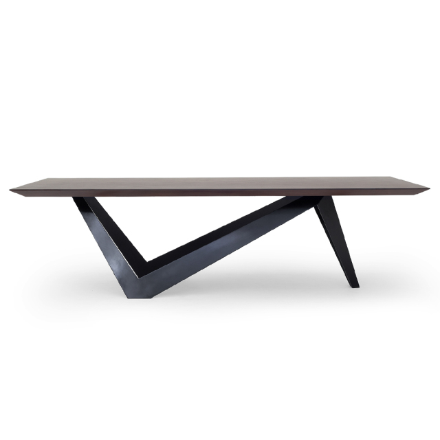 ,MY SHOP,Elegant Solid Wood Rectangular Dining Table with Stylish Lines,foshan furniture factory,custom Furniture factory,china furniture factory