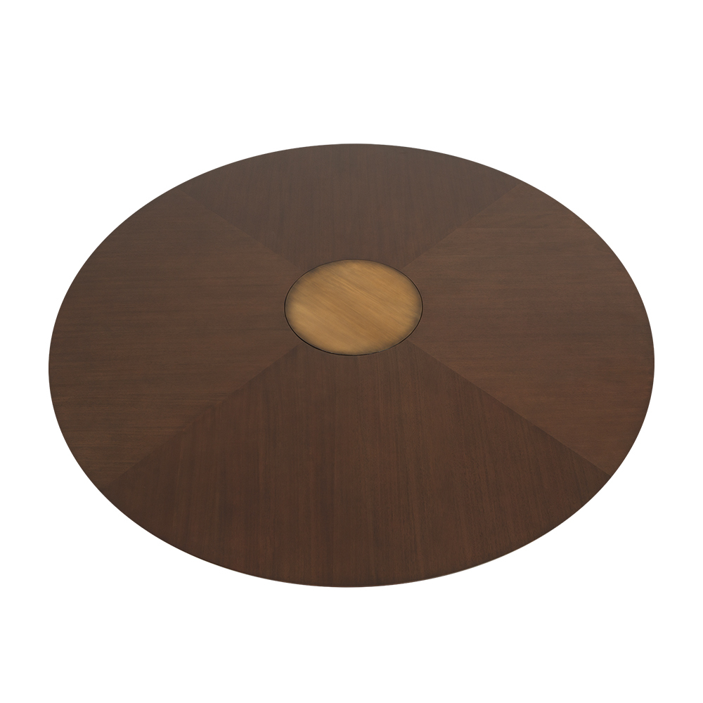 Exquisite Round Solid Wood Dining Table for Classic American Homes,EKAR FURNITURE CO.,LTD,Exquisite Round Solid Wood Dining Table for Classic American Homes,foshan furniture factory,custom Furniture factory,china furniture factory
