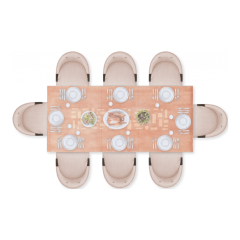 Elegant Rectangular Solid Wood Dining Table with Metal Legs,EKAR FURNITURE CO.,LTD,Elegant Rectangular Solid Wood Dining Table with Metal Legs,foshan furniture factory,custom Furniture factory,china furniture factory