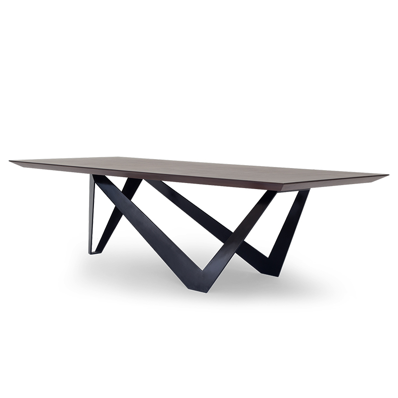 Elegant Solid Wood Rectangular Dining Table with Stylish Lines,EKAR FURNITURE CO.,LTD,Elegant Solid Wood Rectangular Dining Table with Stylish Lines,foshan furniture factory,custom Furniture factory,china furniture factory