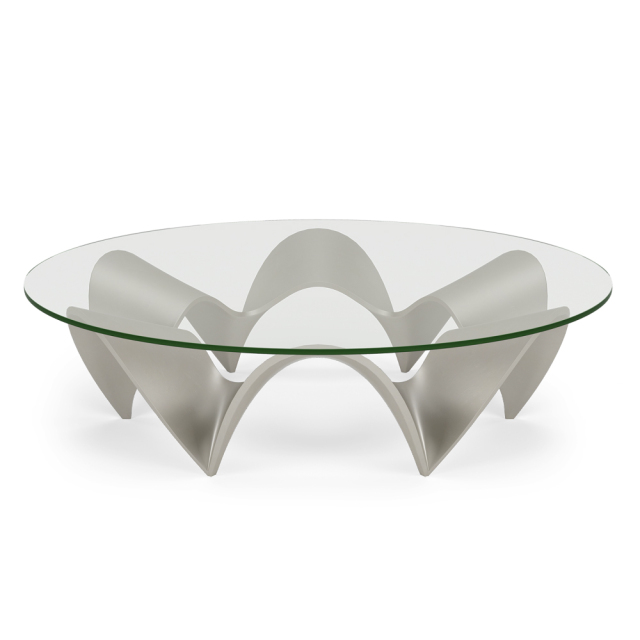 ,MY SHOP,Luxurious Glass Top Round Coffee Table with Modern Elegance,foshan furniture factory,custom Furniture factory,china furniture factory