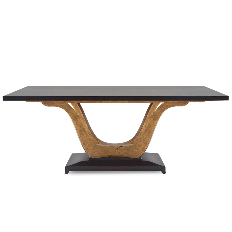 Versatile American Style Solid Wood Dining Table