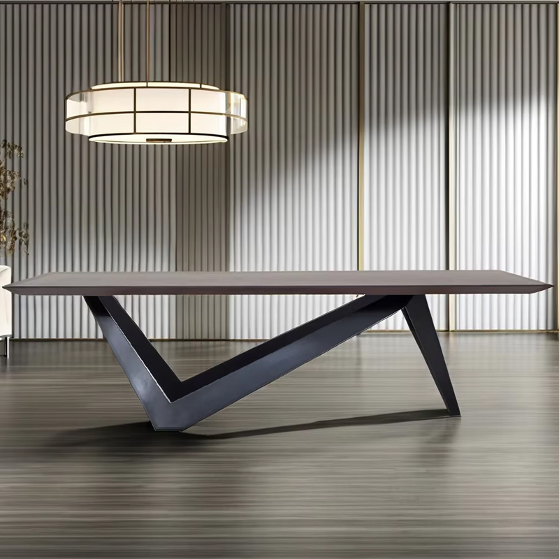 Elegant Solid Wood Rectangular Dining Table with Stylish Lines,EKAR FURNITURE CO.,LTD,Elegant Solid Wood Rectangular Dining Table with Stylish Lines,foshan furniture factory,custom Furniture factory,china furniture factory