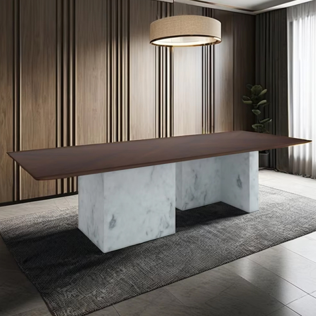 ,MY SHOP,Timeless Solid Wood Dining Table with Elegant Finish for American Homes,foshan furniture factory,custom Furniture factory,china furniture factory