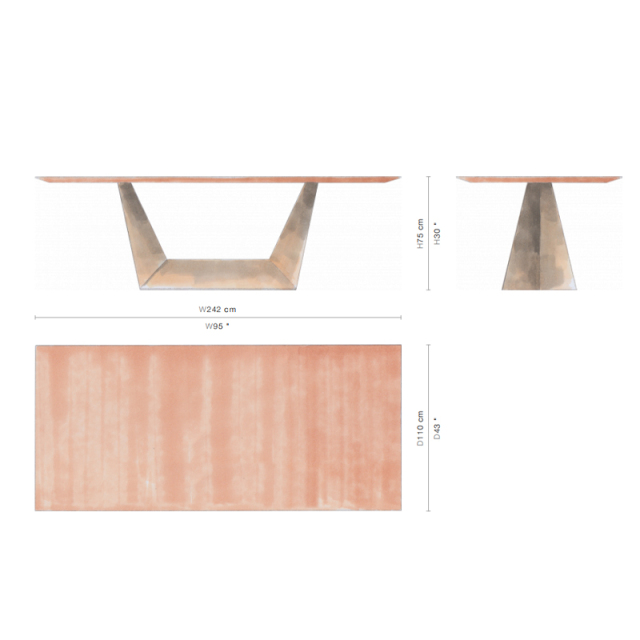 ,MY SHOP,Sophisticated Rectangular Solid Wood Dining Table with Metal Legs,foshan furniture factory,custom Furniture factory,china furniture factory