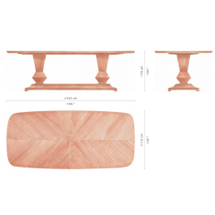 ,MY SHOP,High gloss lacquered solid wood dining table for an elegant dining room,foshan furniture factory,custom Furniture factory,china furniture factory