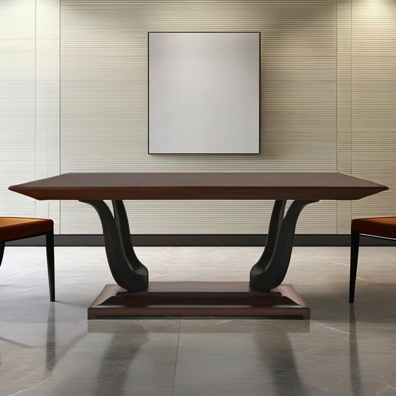 Charming Rectangular Solid Wood Dining Table for Sophisticated Homes,EKAR FURNITURE CO.,LTD,Charming Rectangular Solid Wood Dining Table for Sophisticated Homes,foshan furniture factory,custom Furniture factory,china furniture factory