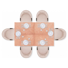 ,MY SHOP,Versatile American Style Solid Wood Dining Table,foshan furniture factory,custom Furniture factory,china furniture factory