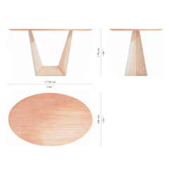 ,MY SHOP,Round Solid Wood Dining Table with Metal Legs for Modern Homes,foshan furniture factory,custom Furniture factory,china furniture factory