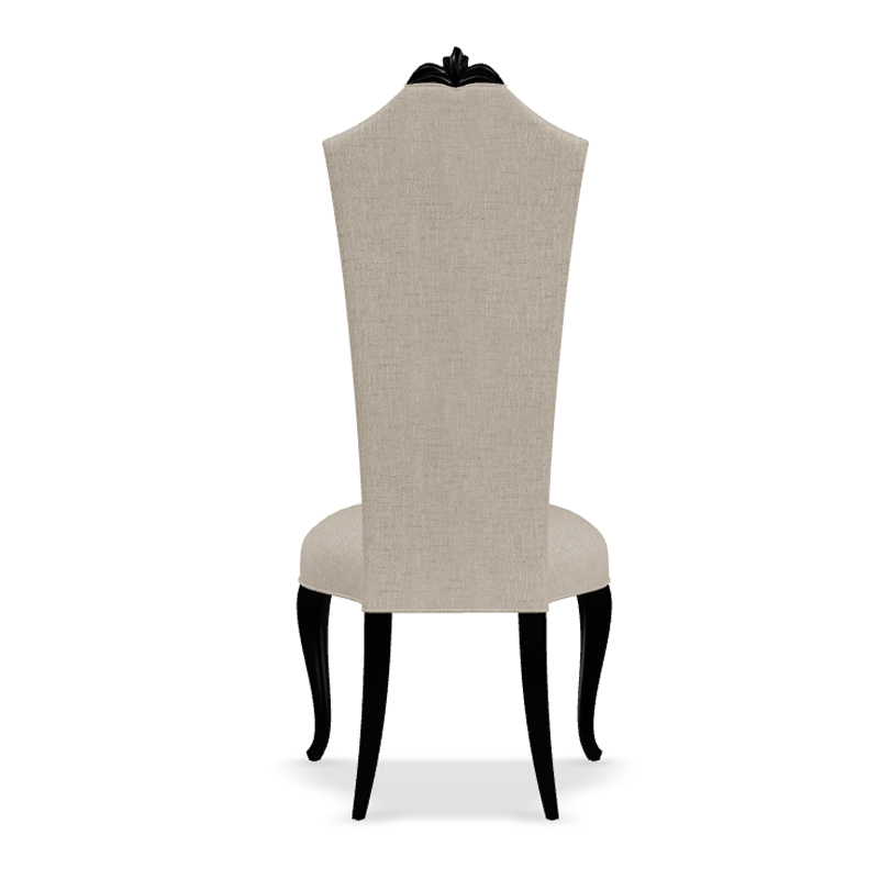 Sophisticated American High-Back Armless Upholstered Dining Chair,EKAR FURNITURE CO.,LTD,Sophisticated American High-Back Armless Upholstered Dining Chair,foshan furniture factory,custom Furniture factory,china furniture factory