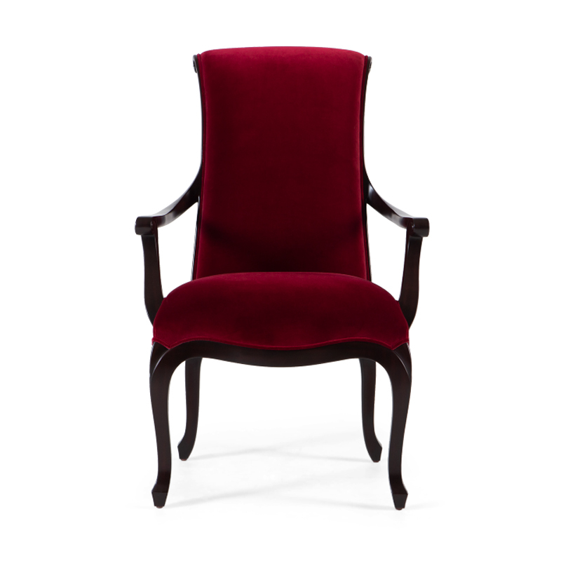 Plush Comfort: Velvet Upholstered Solid Wood Armchair for Dining,EKAR FURNITURE CO.,LTD,Plush Comfort: Velvet Upholstered Solid Wood Armchair for Dining,foshan furniture factory,custom Furniture factory,china furniture factory