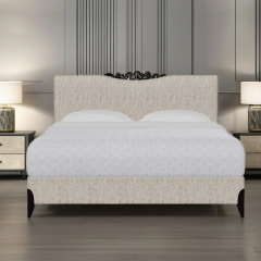 Luxurious American Upholstered Bed with Elegant Fabric Design,EKAR FURNITURE CO.,LTD,Luxurious American Upholstered Bed with Elegant Fabric Design,foshan furniture factory,custom Furniture factory,china furniture factory