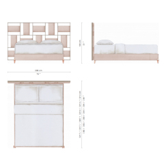 Elegant American Bed with a Carved Hollow Headboard,EKAR FURNITURE CO.,LTD,Elegant American Bed with a Carved Hollow Headboard,foshan furniture factory,custom Furniture factory,china furniture factory