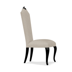 ,MY SHOP,Sophisticated American High-Back Armless Upholstered Dining Chair,foshan furniture factory,custom Furniture factory,china furniture factory