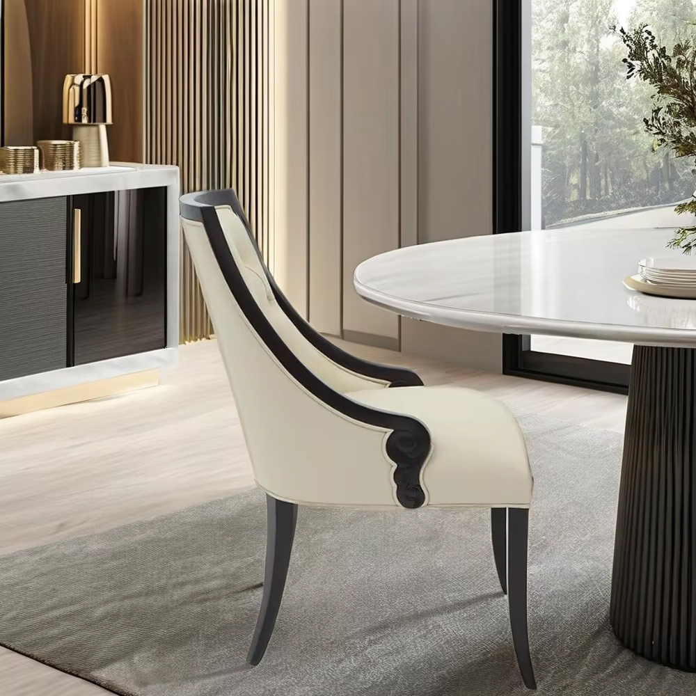 American-Style Solid Wood Upholstered Dining Chair,EKAR FURNITURE CO.,LTD,American-Style Solid Wood Upholstered Dining Chair,foshan furniture factory,custom Furniture factory,china furniture factory