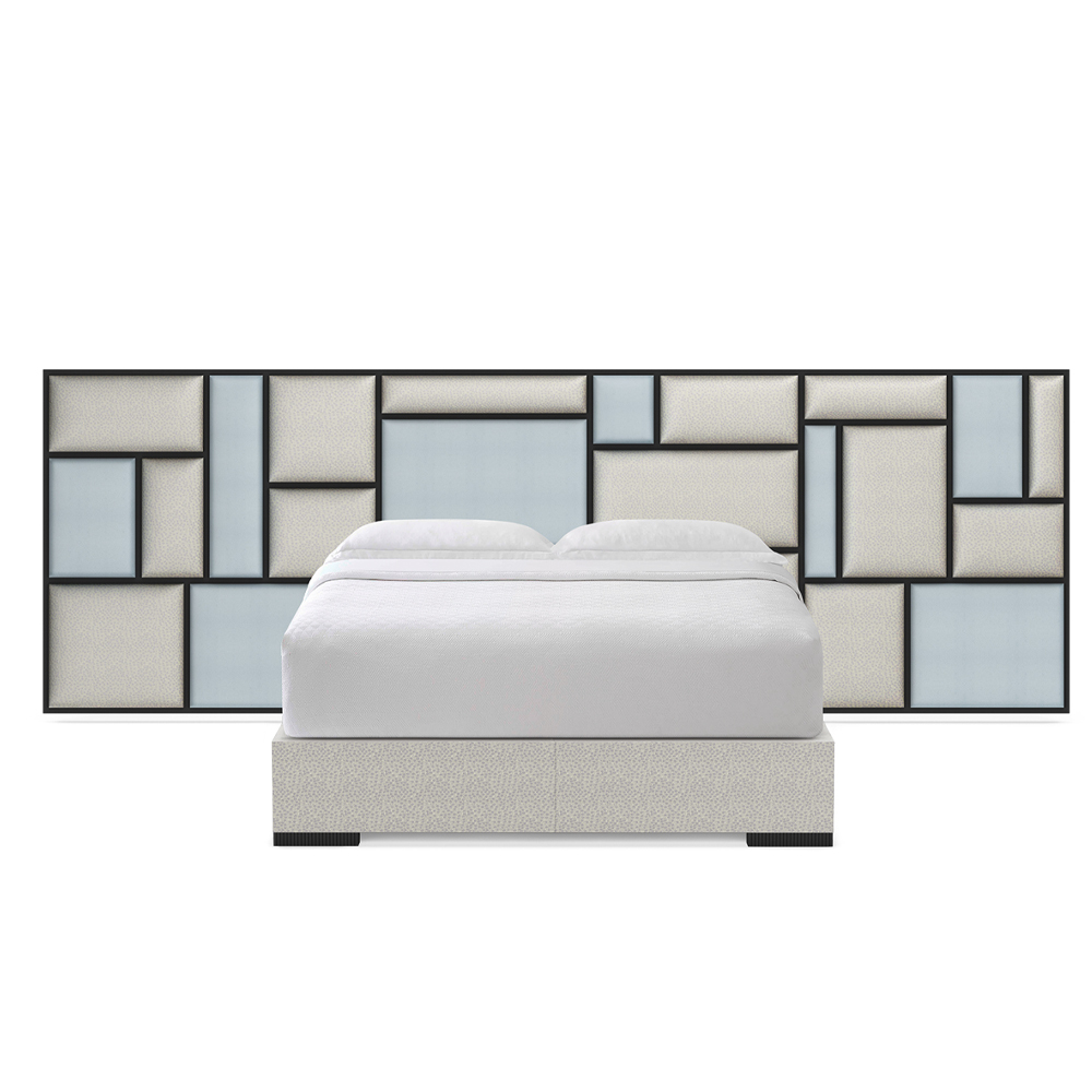 Contemporary American-Style Bed with Quilted Panel Design,EKAR FURNITURE CO.,LTD,Contemporary American-Style Bed with Quilted Panel Design,foshan furniture factory,custom Furniture factory,china furniture factory