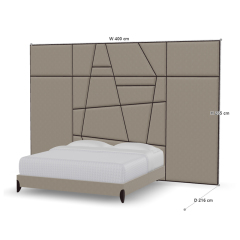 ,MY SHOP,Luxurious King-Size Upholstered Bed with Solid Wood Frame,foshan furniture factory,custom Furniture factory,china furniture factory