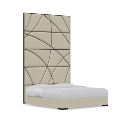 ,MY SHOP,Embroidery pattern bedroom high back bed,foshan furniture factory,custom Furniture factory,china furniture factory