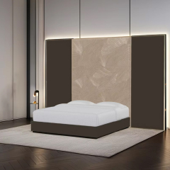 Luxurious American Style King-Sized Upholstered Panel Bed,EKAR FURNITURE CO.,LTD,Luxurious American-Style King-Sized Upholstered Panel Bed,foshan furniture factory,custom Furniture factory,china furniture factory