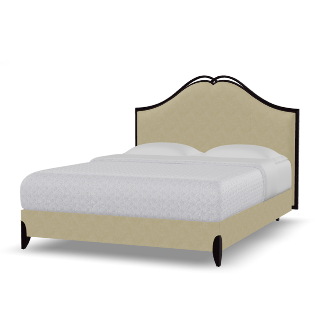 Chic American furniture upholstered double bed with a kink design headboard,EKAR FURNITURE CO.,LTD,Chic American furniture upholstered double bed with a kink design headboard,foshan furniture factory,custom Furniture factory,china furniture factory