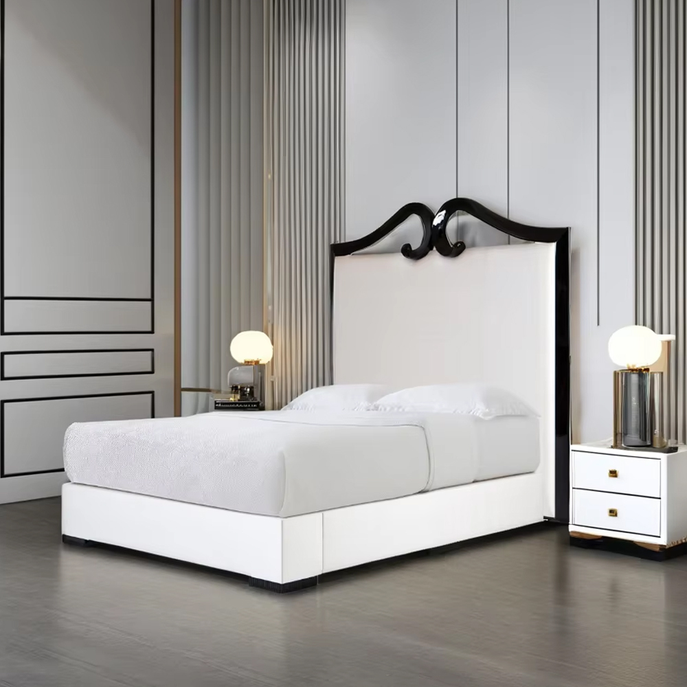 Luxurious American-Style Double Bed with Tufted Upholstery,EKAR FURNITURE CO.,LTD,Luxurious American-Style Double Bed with Tufted Upholstery,foshan furniture factory,custom Furniture factory,china furniture factory