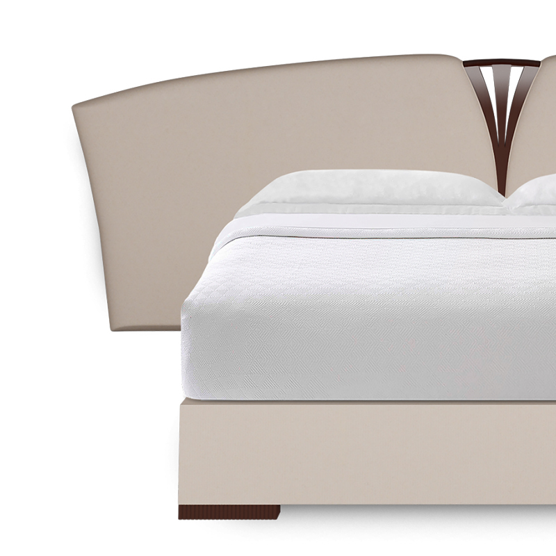 Elegant American Style Solid Wood Curved Panel Bed,EKAR FURNITURE CO.,LTD,Elegant American Style Solid Wood Curved Panel Bed,foshan furniture factory,custom Furniture factory,china furniture factory