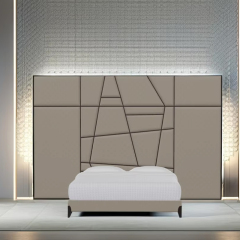 ,MY SHOP,Luxurious King-Size Upholstered Bed with Solid Wood Frame,foshan furniture factory,custom Furniture factory,china furniture factory