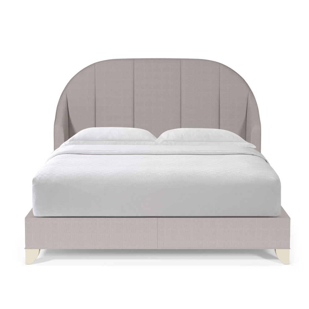 Elegant Semi-Circular Headboard American Bed for Modern Comfort,EKAR FURNITURE CO.,LTD,Elegant Semi-Circular Headboard American Bed for Modern Comfort,foshan furniture factory,custom Furniture factory,china furniture factory
