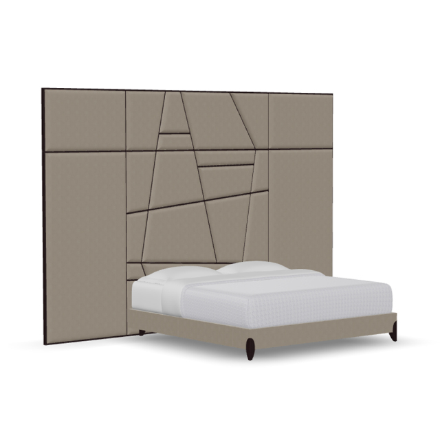 ,MY SHOP,Luxurious King-Size Upholstered Bed with Solid Wood Frame,foshan furniture factory,custom Furniture factory,china furniture factory