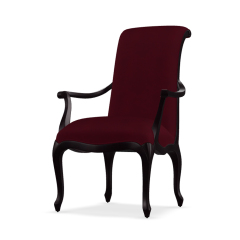 ,MY SHOP,Plush Comfort: Velvet Upholstered Solid Wood Armchair for Dining,foshan furniture factory,custom Furniture factory,china furniture factory