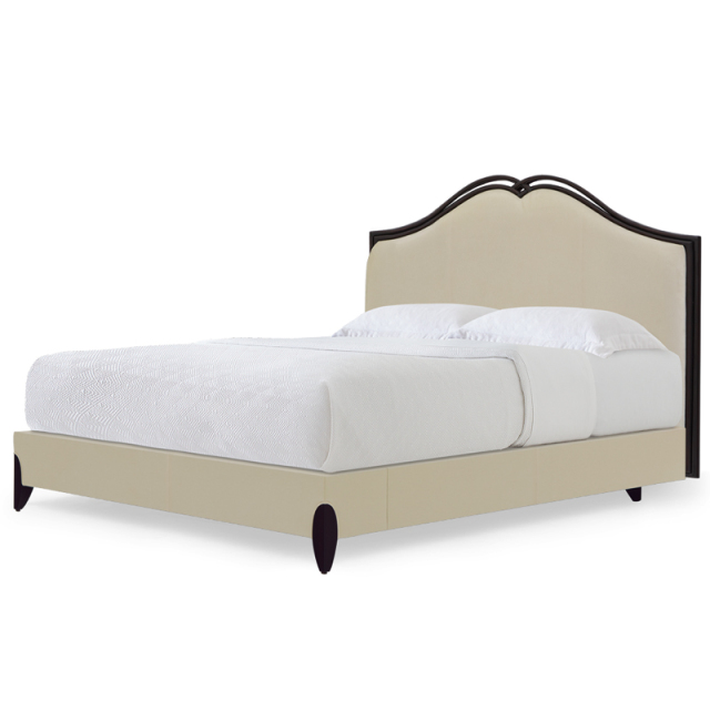 Chic American furniture upholstered double bed with a kink design headboard,EKAR FURNITURE CO.,LTD,Chic American furniture upholstered double bed with a kink design headboard,foshan furniture factory,custom Furniture factory,china furniture factory