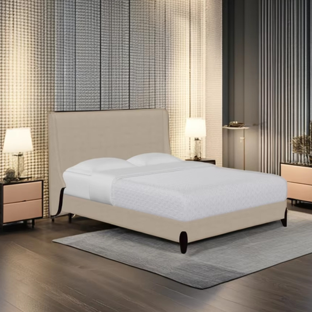 ,MY SHOP,Classic elegance: American upholstered double bed,foshan furniture factory,custom Furniture factory,china furniture factory