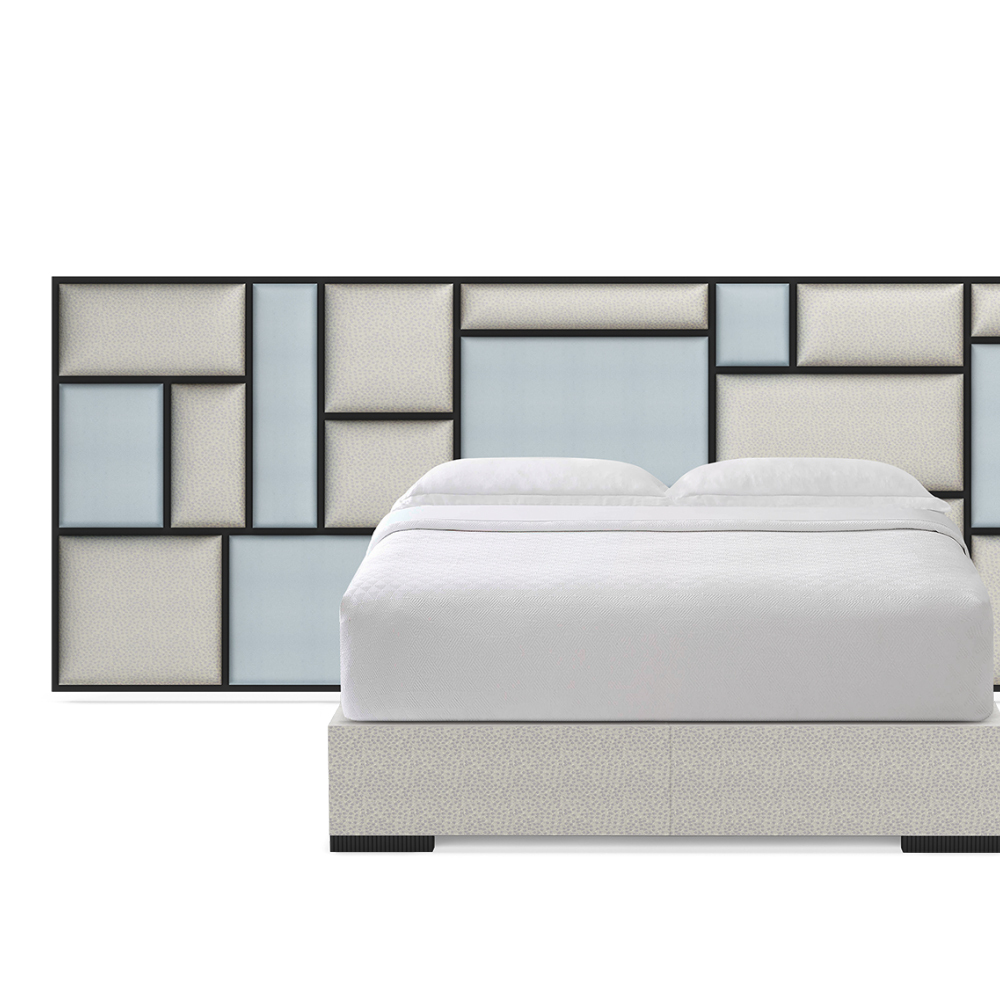 Contemporary American-Style Bed with Quilted Panel Design,EKAR FURNITURE CO.,LTD,Contemporary American-Style Bed with Quilted Panel Design,foshan furniture factory,custom Furniture factory,china furniture factory