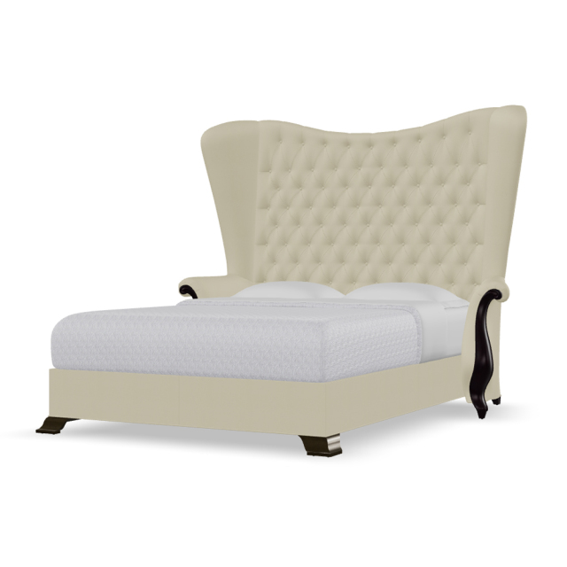 Elegant Plaid Embroidered Solid Wood Bed for Luxurious Bedrooms,EKAR FURNITURE CO.,LTD,Elegant Plaid Embroidered Solid Wood Bed for Luxurious Bedrooms,foshan furniture factory,custom Furniture factory,china furniture factory