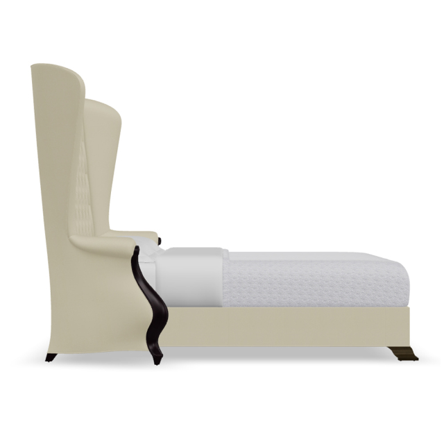 Elegant Plaid Embroidered Solid Wood Bed for Luxurious Bedrooms,EKAR FURNITURE CO.,LTD,Elegant Plaid Embroidered Solid Wood Bed for Luxurious Bedrooms,foshan furniture factory,custom Furniture factory,china furniture factory